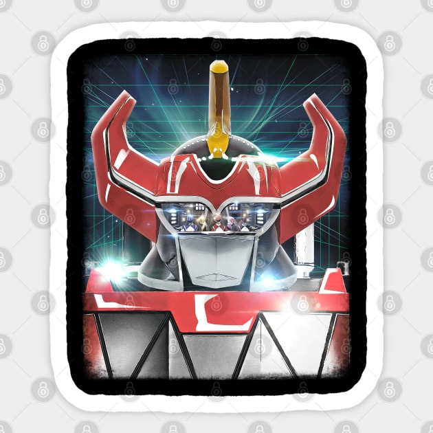 Megazord Sentai Sticker by creativespero